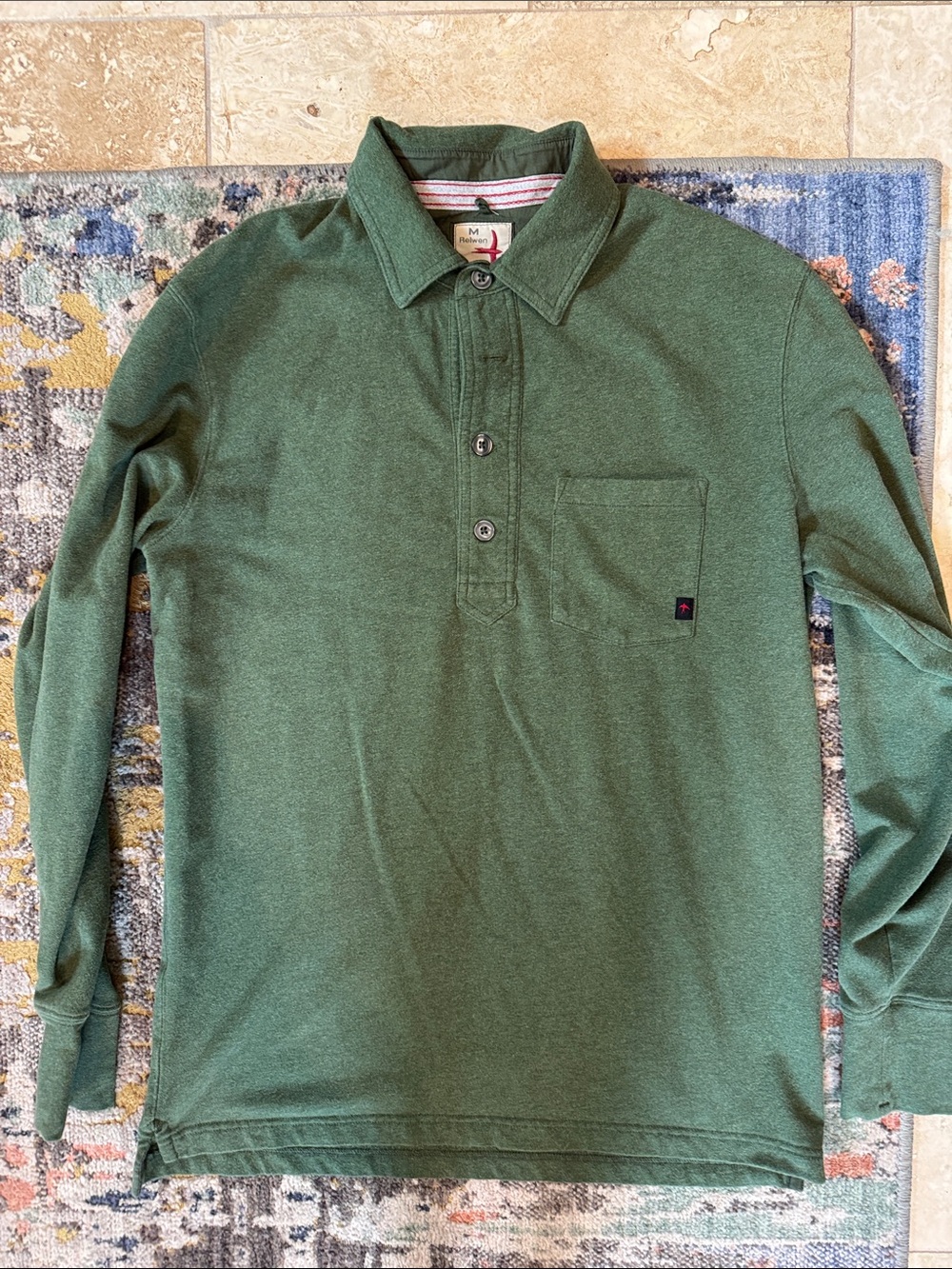 Relwen Long sleeve green sweater size medium barely worn,super soft